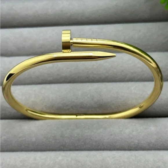 NEW stainless steel Nail cuff bangle bracelet
